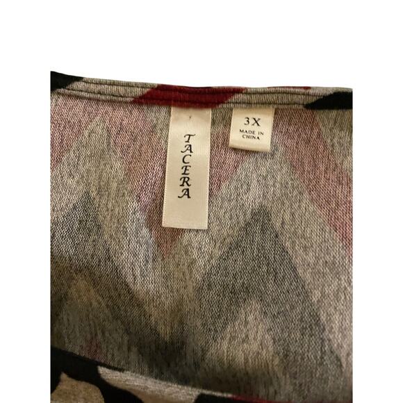 Bold Chevron Sheath Dress 3X – Fall Ready Chic - Picture 4 of 6